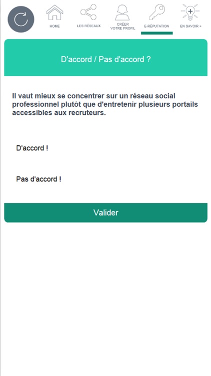 Réseaux sociaux - Pôle emploi screenshot-3