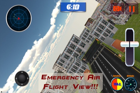 Rescue Drone Flight simulator 3D – Fly for emergency situation & secure people from fire screenshot 3