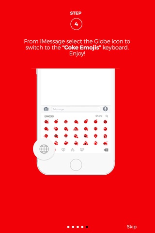 Coca-Cola Emoji Keyboard screenshot 2
