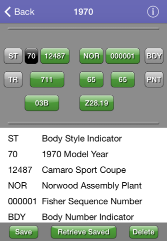 Option Decoder for GM Classics screenshot 2