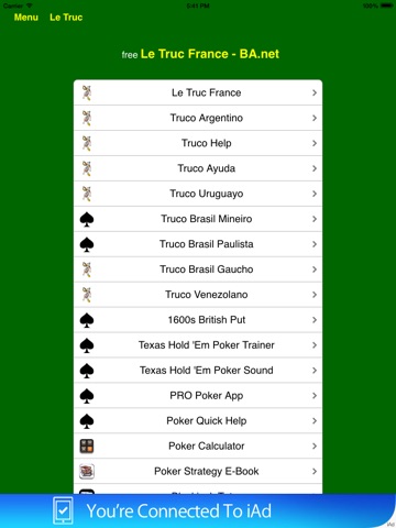 Le Truc Jeux de Cartes France pour iPad - BA.net screenshot 2