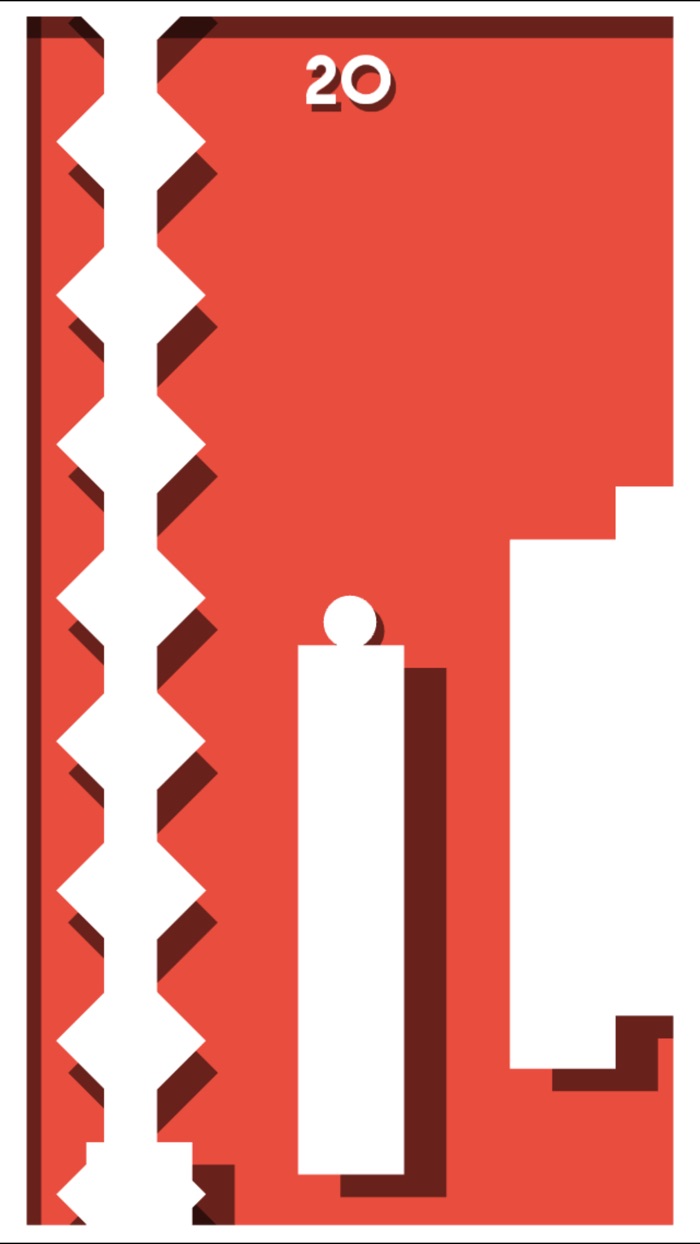 Geometry Jump - Dont miss the white blocks  avoid the spikes