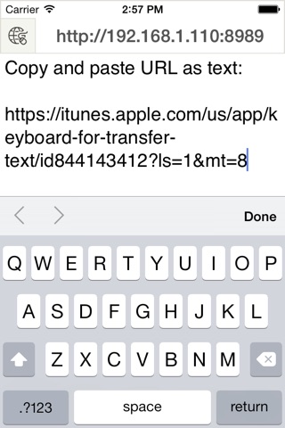 Keyboard - for transfer text over wifi screenshot 4