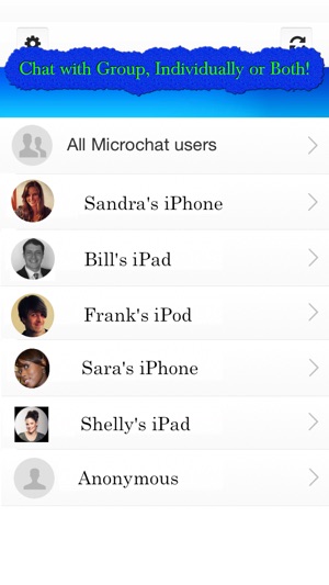 Microchat - Chat with everyone around you without knowing th(圖2)-速報App