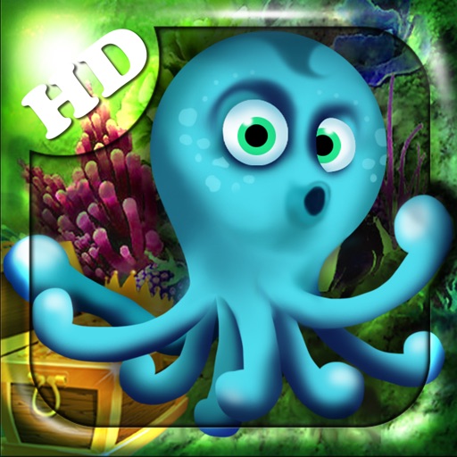 Color Puzzle Of Finding Angry Octopus Fish HD ™ Icon