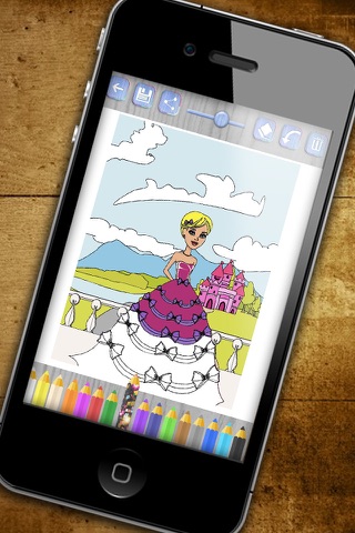 pintar princesas mágico - libro para colorear a la princesa- Premium screenshot 2