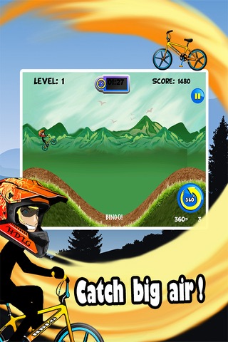 BMX Stick-Man Stunt Race Biker - Pro Bike Cross 2 screenshot 4