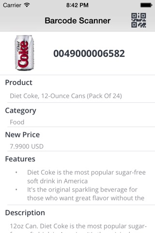 Barcode Scanner - Check product info screenshot 2