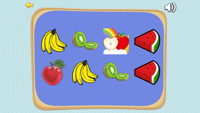 Amazing Fruits Matching Cards Games for Preschool Learning(圖2)-速報App