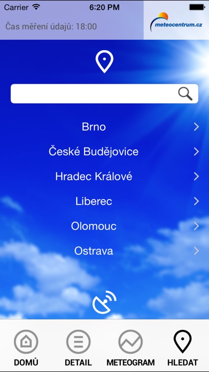 Počasí Meteocentrum screenshot-3
