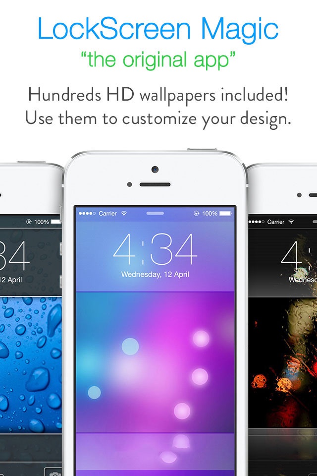 LockScreen Magic for iOS8 : Custom Themes, Backgrounds and Wallpapers for Lock Screen screenshot 3