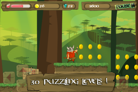 Viking: The Adventure - The best fun free platformer game! screenshot 3