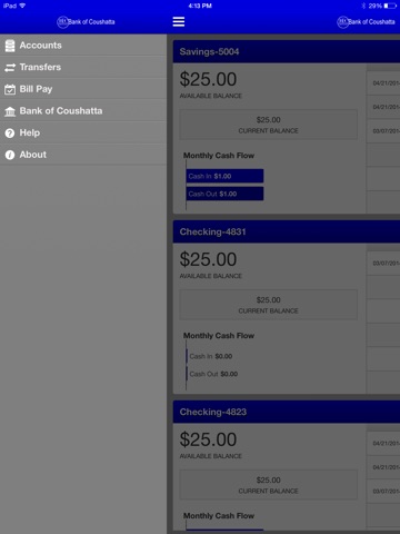 Bank of Coushatta for iPad screenshot 3