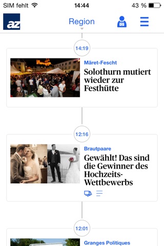 Grenchner Tagblatt News screenshot 3