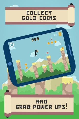 Amazing Ninja Jump Revenge screenshot 2