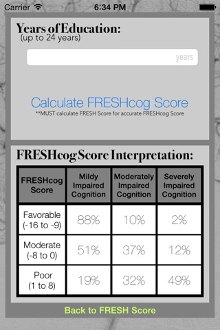 FRESH Score screenshot 2