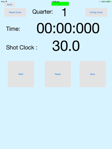 Waterpolo Master Clock screenshot 2