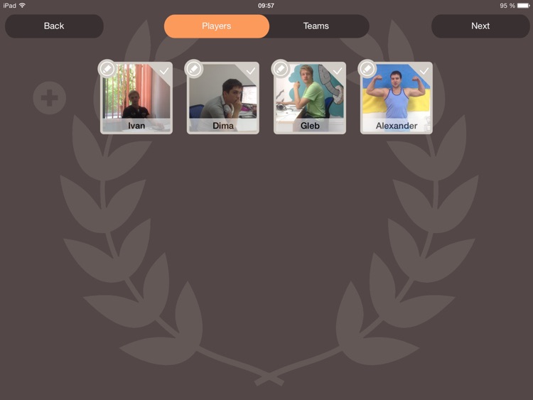 Tournaments PRO. Board for Team Games (Create, Track, Play and Win)!