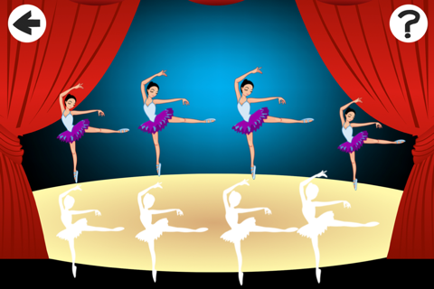 A Ballet Sizing Game: Learn and Play for Children with a Prima Ballerina screenshot 2