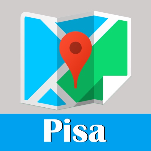 Pisa Map offline, BeetleTrip Tuscany Italia Florence treno subway metro street pass travel guide trip route planner advisor icon