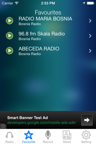 Bosnia Radio News Music Recorder screenshot 3