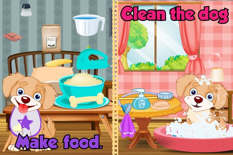 My little pet friend - A puppy care and virtual pet wash game screenshot 4