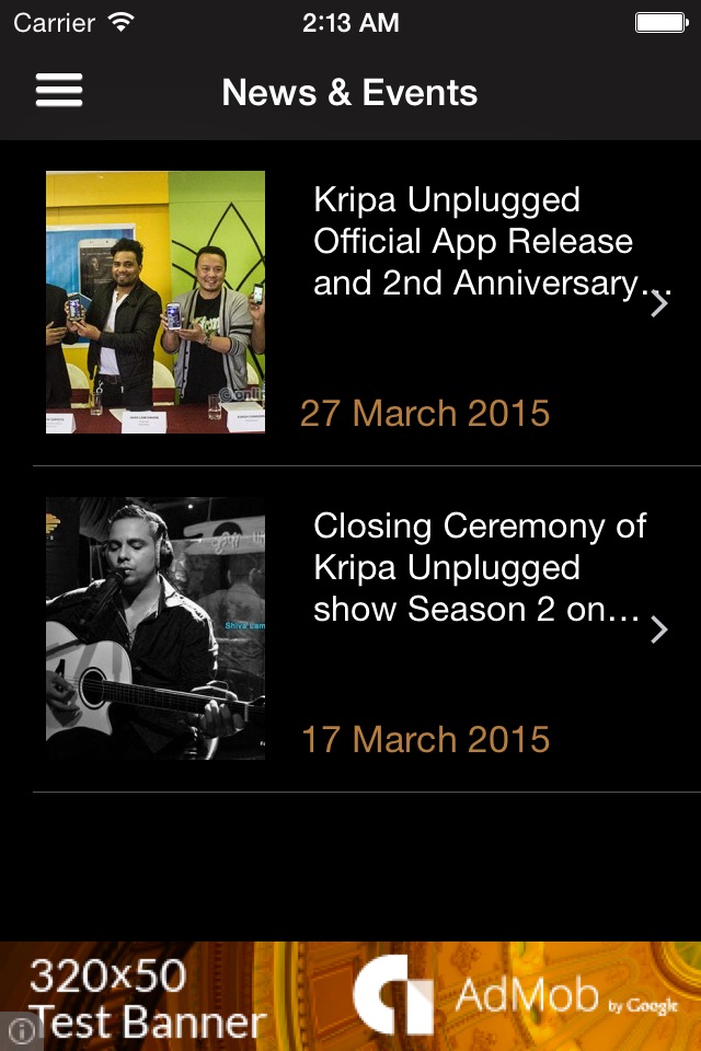 Kripa Unplugged - Official App screenshot 2