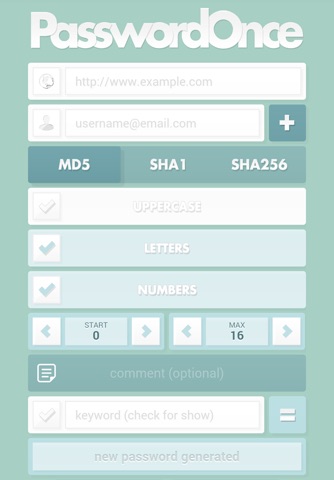 PasswordOnce screenshot 4