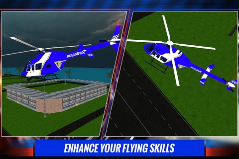 Real City Police Helicopter Simulator 3D screenshot 2
