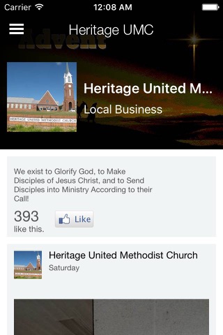 Heritage United Methodist screenshot 2
