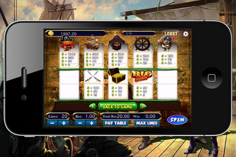 Mega Pirates Slots Machine screenshot 4