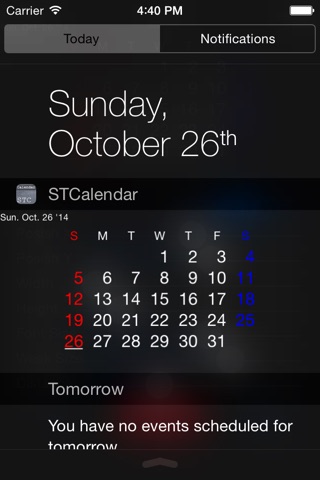 STCalendar screenshot 2