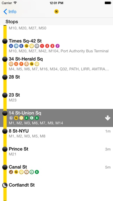 iTrans NYC Subway screenshot1