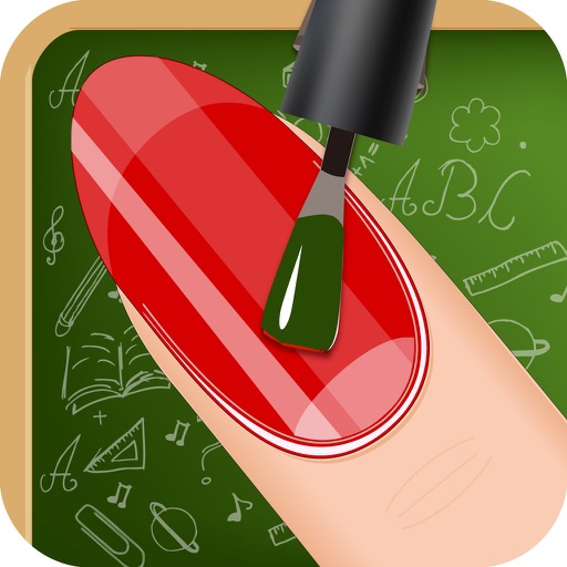 Style My Manicure High School Fashion Nails BFF Sparkles Club Game - Free App icon