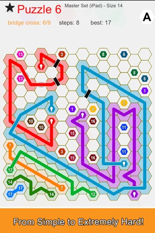 Hexic Link: Bridges screenshot 2