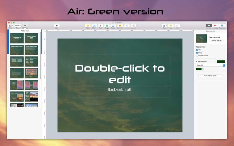 A Plus Keynote Templates volume 1 thumbnail 3