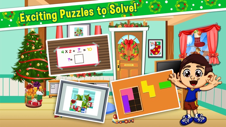 A Christmas Hidden Object Room Puzzle Quiz - can you escape the xmas house in an adventure guess pic 2 for kids!