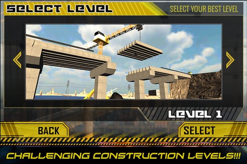 Constructor Bridge Crane Operator 3D Simulator Game screenshot 3