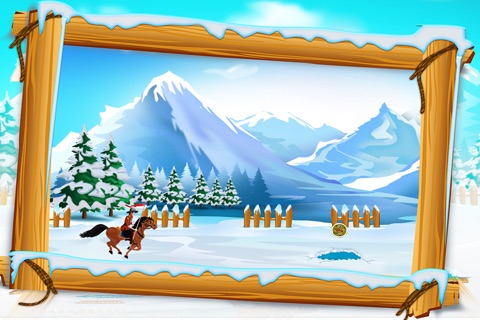 Canadian Mounted Police Horse Training : The Agility Test Racing Course - Free screenshot 4