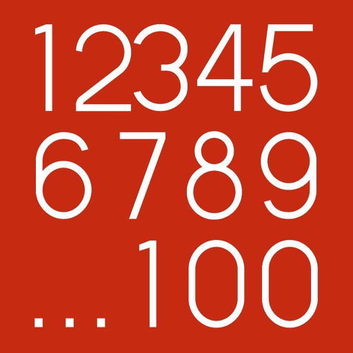 123456789...100 ( Find 1 to 100 ) icon