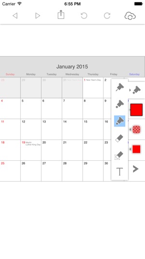 PolyCalendar 2015 - 時間表和手寫 -(圖4)-速報App