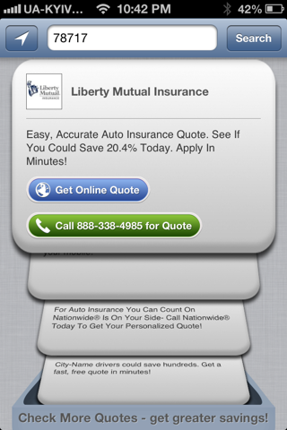 iCompare Car Insurance screenshot 3