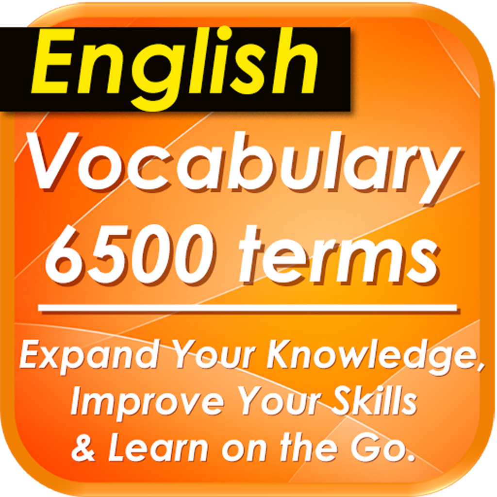 English Vocabulary (6500 terms) App Icon