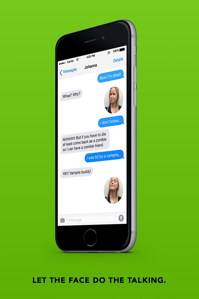 Emoji Face Keyboard — You as a GIF in iMessage screenshot 3