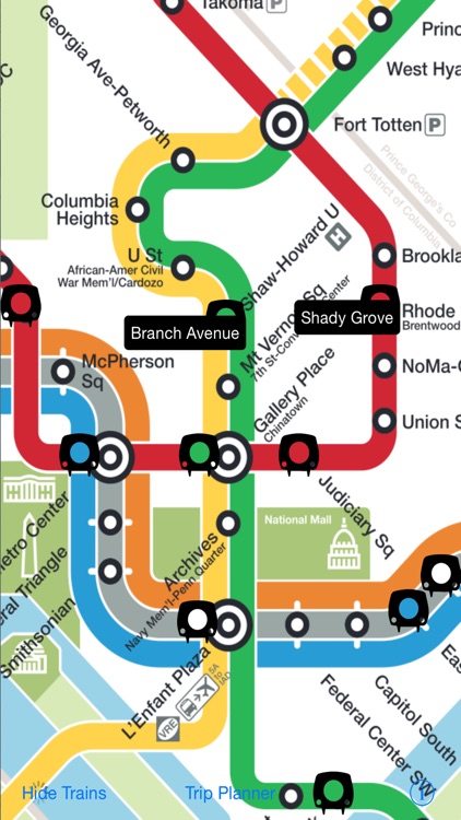 DC Metro Map