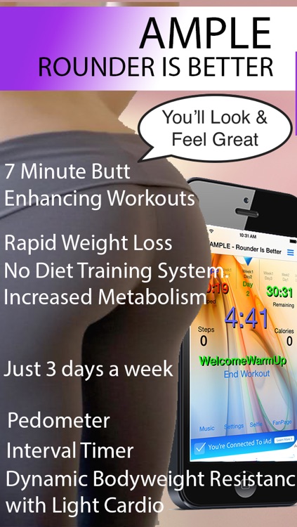 Ample - Get a nice round butt, rapid weight loss and increase your metabolism without dieting