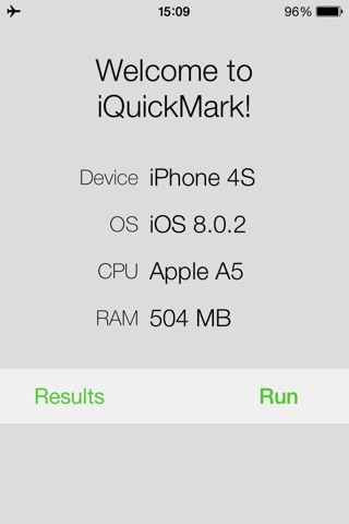 iQuickMark Ultimate Performance Tester screenshot 3