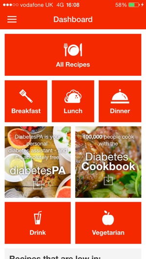 Diabetes Recipe App(圖5)-速報App