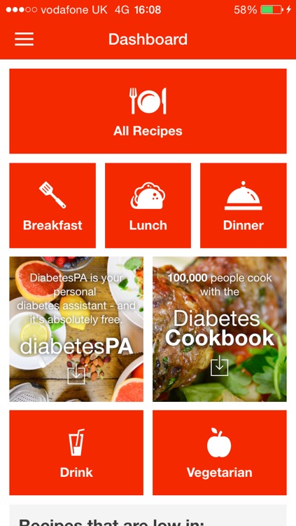 Diabetes Recipe App screenshot-4