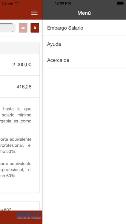 Calculo de embargo de salario screenshot-3